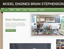 Tablet Screenshot of modelenginesbrian.com